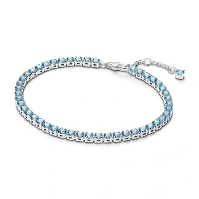 Abbildung von Pandora Damen Armband Silber/Blau 591469C03 18