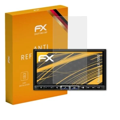 Abbildung von atFoliX Panzerfolie kompatibel mit Alpine iLX 705D Schutzfolie, entspiegelnde und stoßdämpfende FX Folie (2X)