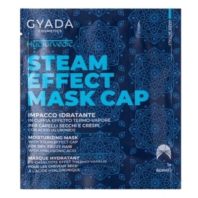 Abbildung von GYADA COSMETICS, Hyalurvedic Ayurvedische Kompresse, revitalisierendes Gewebe, professionelle Behandlung mit Wärmekappe, für trockenes und blasses Haar, Amla, Althea, Henna neutral, 60 ml