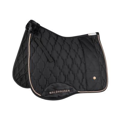 Abbildung von Waldhausen Schabracke Modern Vielseitigkeit Schwarz/Roségold Warmblut
