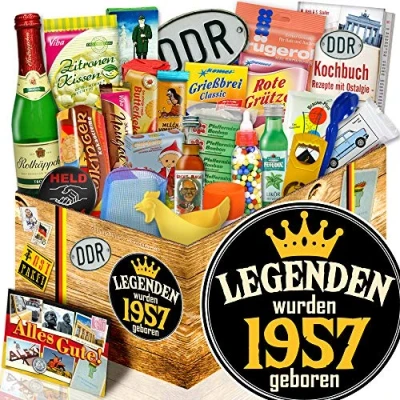 Abbildung von Legenden 1957 / Geschenkbox Ossi 24x Allerlei DDR/Jahrgang Geschenk