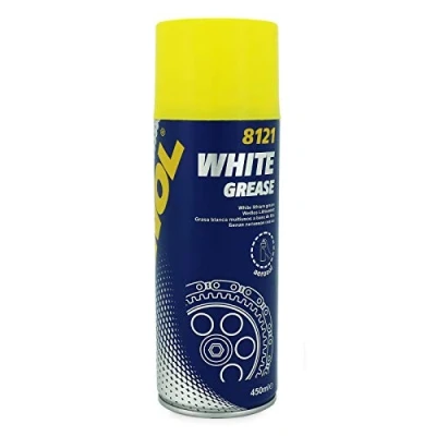 Abbildung von MANNOL White Grease 8121 Universalschmierstoff weiß 450 Spraydose spritzbar