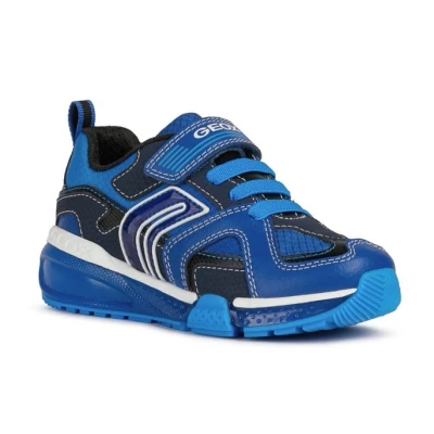 Abbildung von Geox Bayonyc BOY Sneaker low für Kinder, Größe: 24, Royal/light blue Schuhe