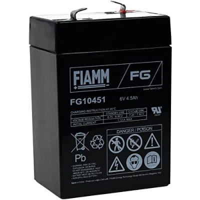 Abbildung von Fiamm Ersatzakku für Boote Modellbau Wohnmobile Hobby Camping 6V 4 5Ah 5Ah, 6V, Lead Acid