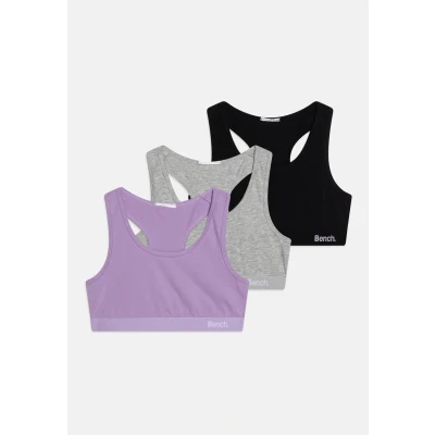 Abbildung von Bench 3 PACK Bustier für Kinder, Größe: 170/176, Lila/grau