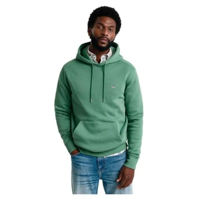 Abbildung von GANT Herren REG Shield Hoodie Kapuzenpullover, Kalamata Green, 58