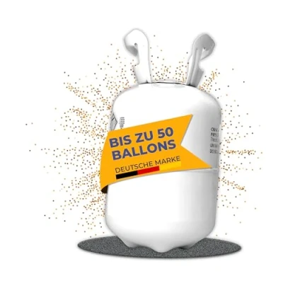 Abbildung von Magnum Ballongas [für 50 Luftballons] Helium Balloon Gas für bis zu [50 Gasflasche klein inklusive STAHLMANN Informationsblatt