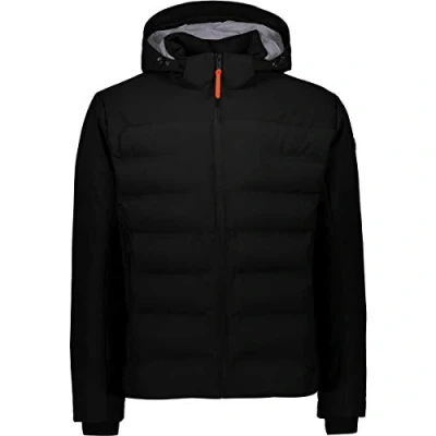 Abbildung von CMP Leichte Herren Softshelljacke mit abnehmbarer Kapuze, Schwarz, 56