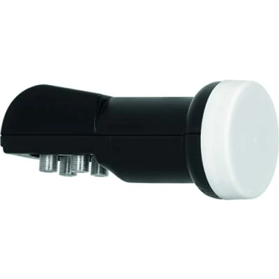 Abbildung von TechniSat Universal Quad LNB, Quattro Switch LNB 4 Teilnehmer für Satellitenschüssel (UHD, 4k, Full HD, 3D, Premium Qualität), schwarz