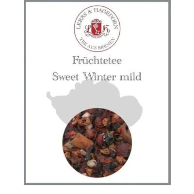 Abbildung von Lerbs &amp; Hagedorn, Früchtetee Sweet Winter mild Ananas Zimt Geschmack 250g (Ca. 20 Liter) Apfelstücke, Hagebuttenschalen, Korinthen