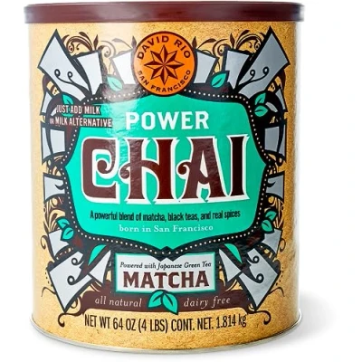 Abbildung von David Rio Power Chai Matcha aus San Francisco, Pappwickeldose (1 x 1814 g)