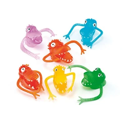 Abbildung von Baker Ross ET387 Fingerpuppen &quot;Monster&quot; für Kinder zum Ausmalen und Spielen (10 Stück)