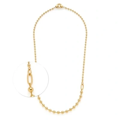 Abbildung von Leonardo 024923 Damen Kette Dotty Goldfarben 60 cm Clip &amp; Mix