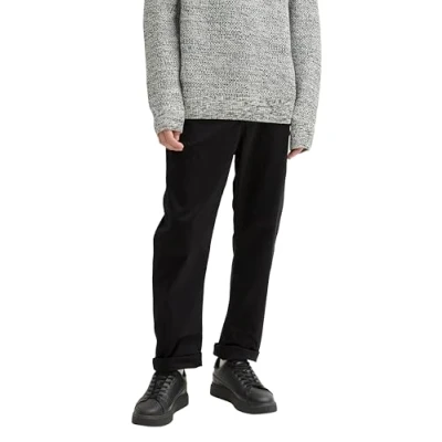 Abbildung von TOM TAILOR Denim Herren Loose Tapered Fit Hose, 29999 Black, M