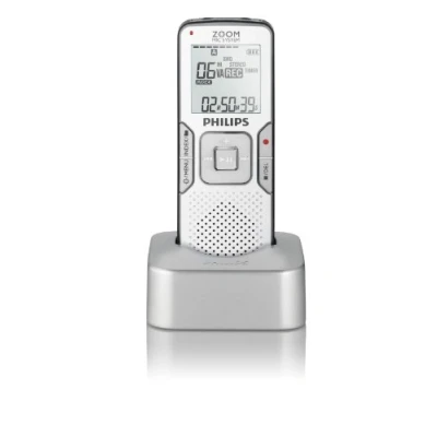 Abbildung von Philips LFH0868/00 Voice Tracer Digitaler Recorder Diktiergerät USB Dockingstation mit Zoom Mic System