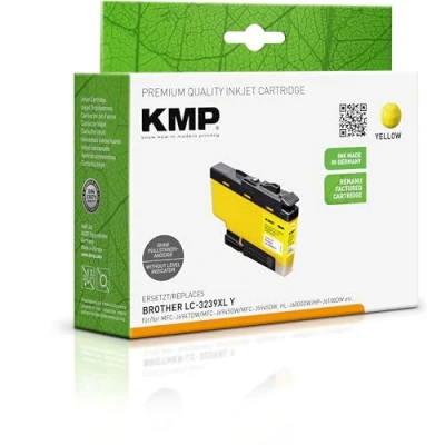 Abbildung von KMP Tintenpatrone passend für Brother LC3239XLY Yellow 1543,4009 MFC J6947DW, J6945DW, J5945DW, HL J6000DW, J6100DW... etc.