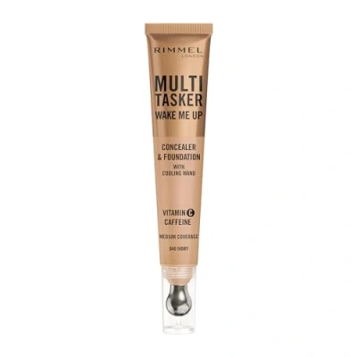 Abbildung von Rimmel Multi Tasker Wake Me Up Foundation and Concealer 20ml (Various Shades) 040 Ivory