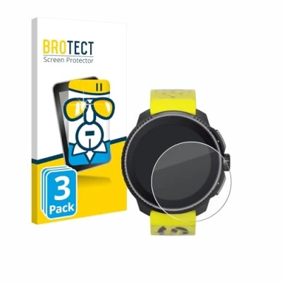 Abbildung von BROTECT (3 Stück Panzer Schutz Glas für Suunto Race 9H Echtglas, Displayschutz