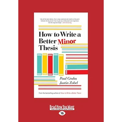 Abbildung von How To Write A Better Minor Thesis