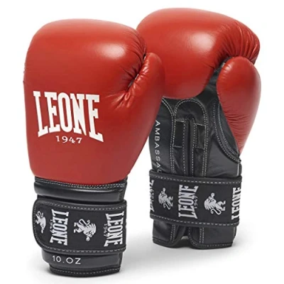 Abbildung von LEONE 1947 Ambassador Boxhandschuhe Unisex Erwachsene, Rot, 10 oz