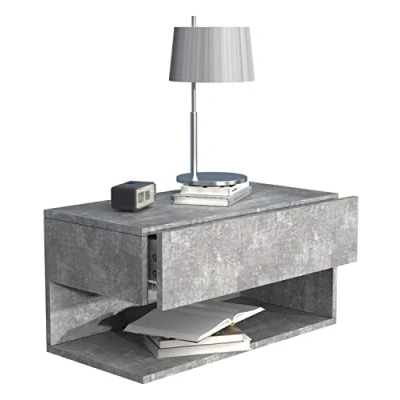 Abbildung von Wandschublade &quot;Usal XL 60&quot; Beton Grau