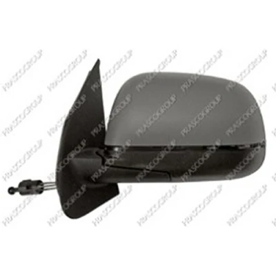 Abbildung von Außenspiegel Prasco DS0147114 mit Kabel links grundiert konvex NISSAN: MICRA 4