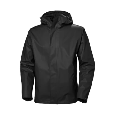 Abbildung von Helly Hansen MOSS Jacket Regenjacke / wasserabweisende Jacke, Herren, Größe: Large, Black