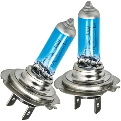 Abbildung von Recambo H7 Halogenlampen 12V 55W 5500K Xenon Look Superweißes Licht für Abblend &amp; Fernlicht Sockel PX26d 2 Stück, E geprüft
