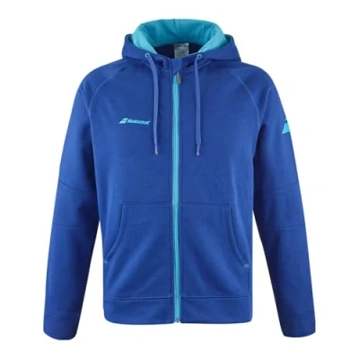 Abbildung von Babolat Exercise Kapuzenpullover, Herren, Größe: Medium, Blau