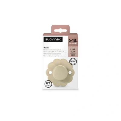 Abbildung von Silikonschnuller SX Pro Wonder, 6 18 Monate, Creme, 1 Stück, Suavinex