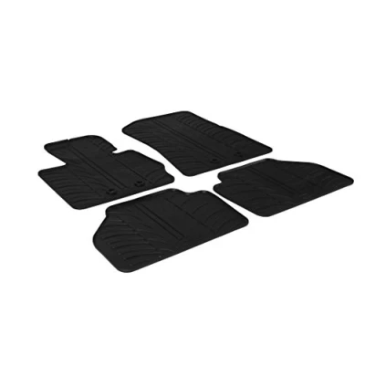Abbildung von Gledring 0346 Fußmattensatz Gummi vorne und hinten 4 schwarz 750mm 550mm BMW: X4