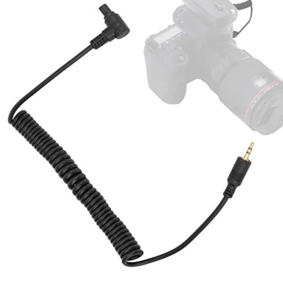 Abbildung von Kamera Verschlusslinie, 1,5 m N3 Verschluss Blitzauslöser Verbindungsleitung für 7D/7DII/6D/6D Mark II/50D/5DII/5DIII/5D/5D4/5DS/5DSR usw.