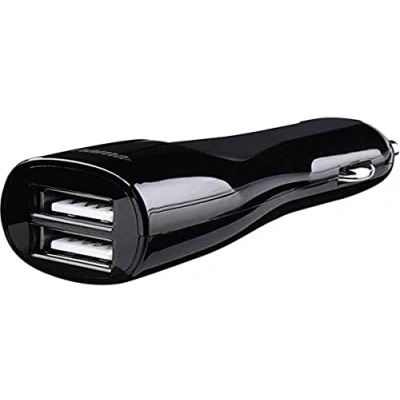 Abbildung von Hama Dual KFZ Lader 4,8A USB Ladegerät 12V 24V Smartphone Kabel, USB, schnelles Aufladen Lade Adapter für Tablet PC Handy iPhone etc.