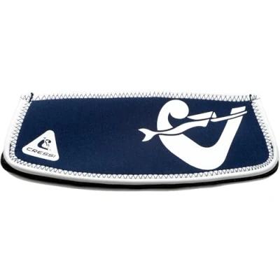 Abbildung von Cressi Unisex Adult Simply Neo Mask Strap Cover Neoprenriemenüberzug für Tauchmasken, Blau Navy/Weiß, Einheitsgröße