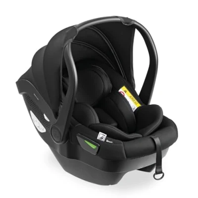 Abbildung von hauck Isofix Base für Drive N Care Babyschale, Getestet nach i Size UN ECE R129, Einfaches Befestigen von Basisstation und Babyautositz mit Grün/Rot Sicherheitsindikatoren (Black)