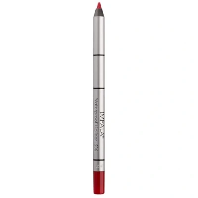 Abbildung von IMPALA Wasserdichter cremiger Lippenkonturenstift Rote 206 Permanent Wasserfester Lippenstift Lang anhaltender Volumeneffekt