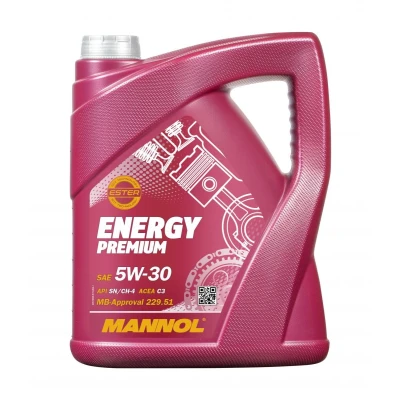 Abbildung von Mannol Energy Premium 5W 30 5l Motoröl MN7908 5 NISSAN: Primastar Kastenwagen, Pathfinder 3, Tiida Schrägheck, VOLKSWAGEN: Golf 4 Schrägheck kfzteile,