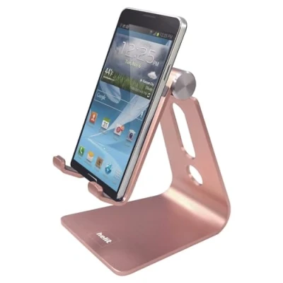 Abbildung von HELIT 1 Handyständer &quot;the lite stand&quot; Alu 7,4x7,9x10cm rosegold Smartphone Halterung
