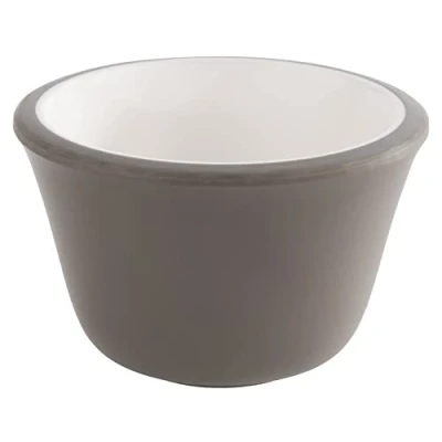 Abbildung von APS 85240 Dipschälchen, 6er Set, Melamin, Ø 6 cm, Höhe 4 spülmaschinengeeignet, grau