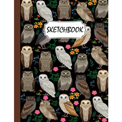 Abbildung von Owl Sketchbook: Pattern Sketching, Sketch Drawing, Sketchbook For Men, Women, Girls, Boys And Kids