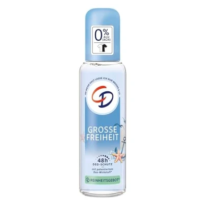Abbildung von CD Deo Zerstäuber &#039;Große Freiheit&#039;, 75 ml, Deodorant ohne Aluminiumsalze, 24 h langanhaltender Schutz, für empfindliche Haut geeignet, vegane Körperpflege