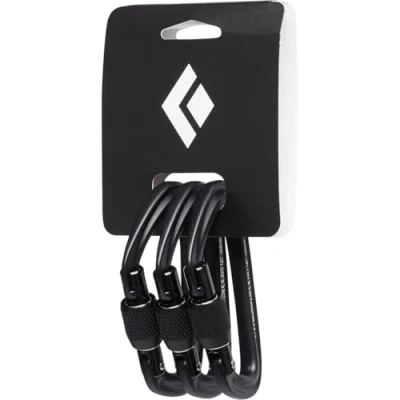 Abbildung von Black Diamond Hotforge Screwgate Carabiner 3 Pack Karabiner