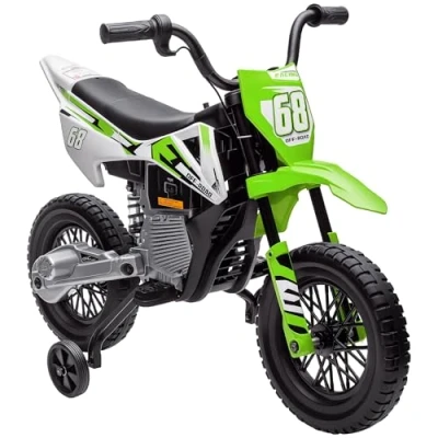 Abbildung von AIYAPLAY Kinder Elektro Motorrad 12V Kindermotorrad mit Musik, 2,4 5 km/h