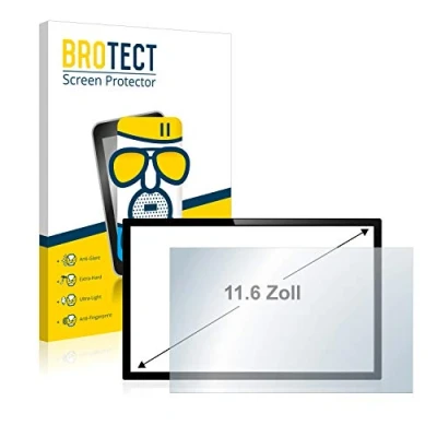 Abbildung von BROTECT 11.6&quot; Entspiegelungs Schutzglas für Touch Panel PCs mit 11,6 Zoll (256 x 144 mm, 16:9) Schutz Folie Panzerfolie Glas Matt [Kratzfest 9H]