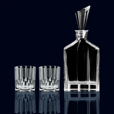 Abbildung von Nachtmann Aspen Whisky Set 3tlg. 1 Dekanter + 2 Gläser