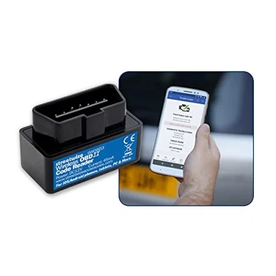 Abbildung von Streetwize Drahtloses WIFI OBD II Fahrzeugdiagnosegerät für Android &amp; IOS, Schwarz