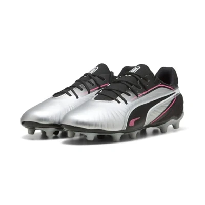 Abbildung von Puma KING MATCH FG/AG Fußballschuhe Teenager Für Kinder Silver/Black/Sun Struck Größe: 38.5