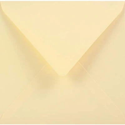 Abbildung von Netuno 100 quadratische Umschläge Vanille 153 x mm 115g Sirio Color Paglierino farbige Briefhüllen quadratisch Briefumschläge bunt für Hochzeits Karten Einladungs Papier elegant