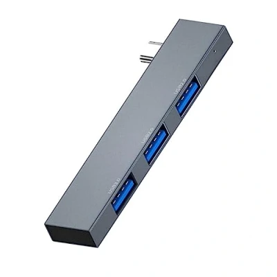 Abbildung von K20S Bolwins USB C Hub 3 Port 3.0 &amp; 2.0 Adapter passende für MacBook, iPad Pro andere Geräte Schnelle Datenübertragung Robust