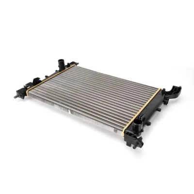 Abbildung von THERMOTEC D7F038TT Kühler, Motorkühlung für Fahrzeuge mit/ohne Klimaanlage 378 540 23 Schaltgetriebe Kühlrippen mechanisch gefügt